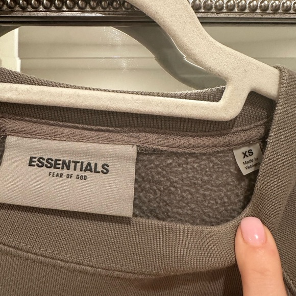 Essentials Taupe Sweatshirt and Joggers Set - Picture 2 of 3